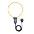 SENSOR DE CORRIENTE FLEXIBLE DE CA HIOKI CT6280, para la medición de corriente de gran diámetro y gran tamaño en combinación con pinza amperimétrica de CA